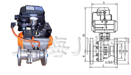 調(diào)節(jié)型氣動(dòng)球閥結(jié)構(gòu)圖